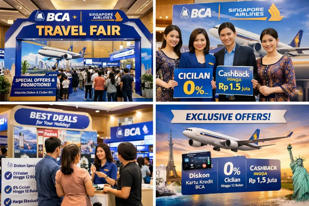 BCA Gandeng Singapore Airlines Gelar Travel Fair, Simak Promonya!