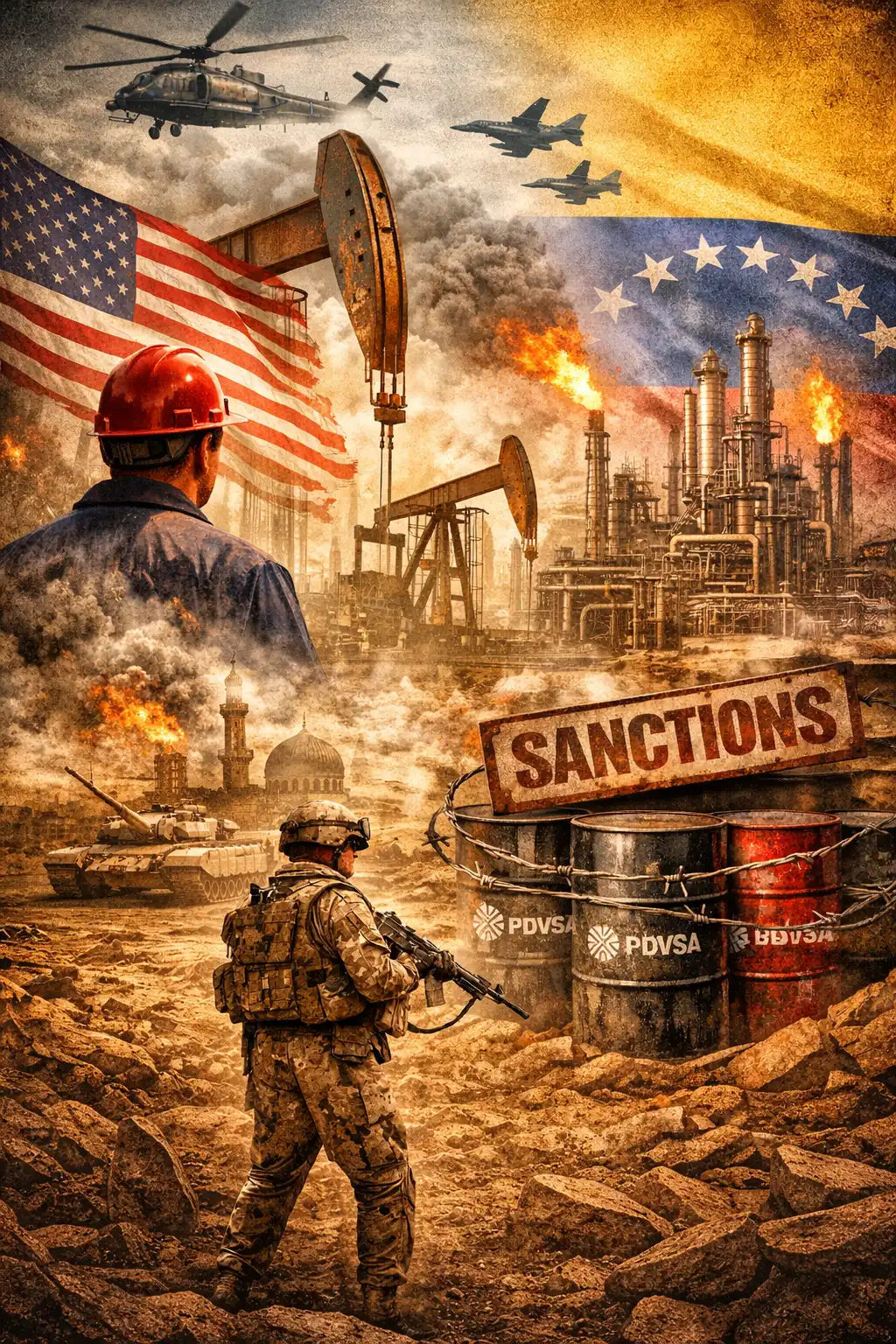 Read more about the article Belajarlah dari Irak, Jalan Panjang Industri Migas AS di Venezuela