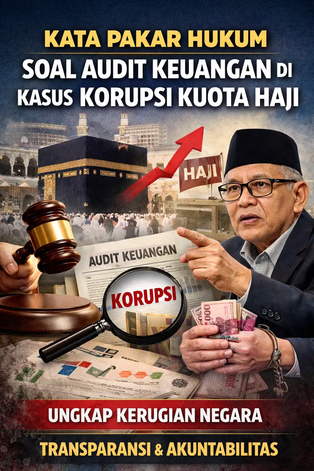 Read more about the article Inidia Kata Pakar Hukum Soal Audit Keuangan di Kasus Korupsi Kuota Haji