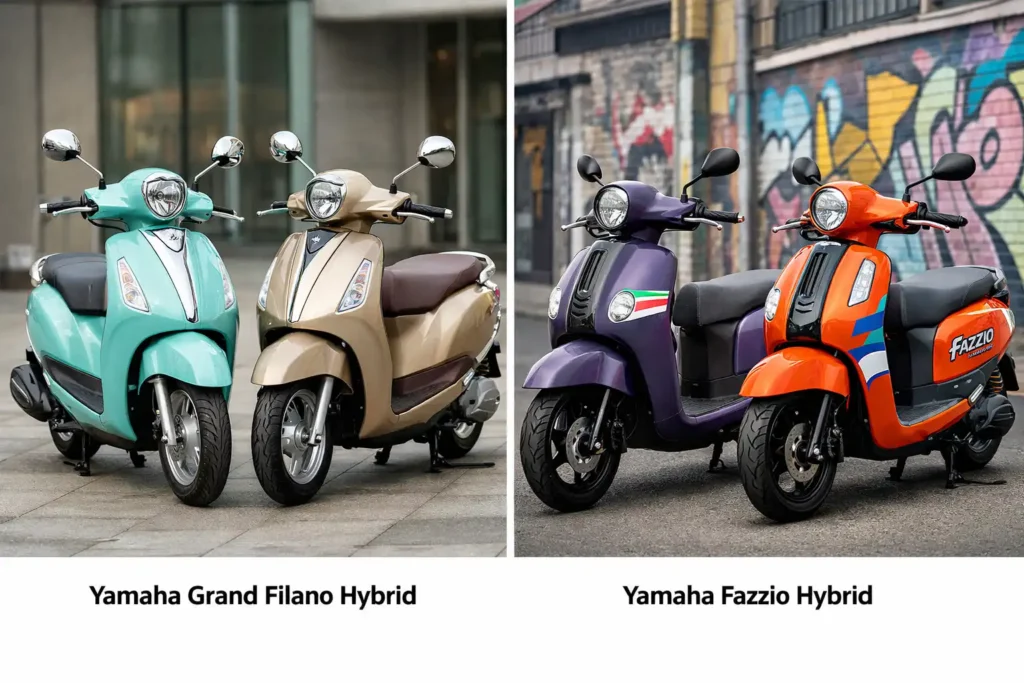 Warna Baru Bikin Yamaha Grand Filano dan Fazzio Hybrid