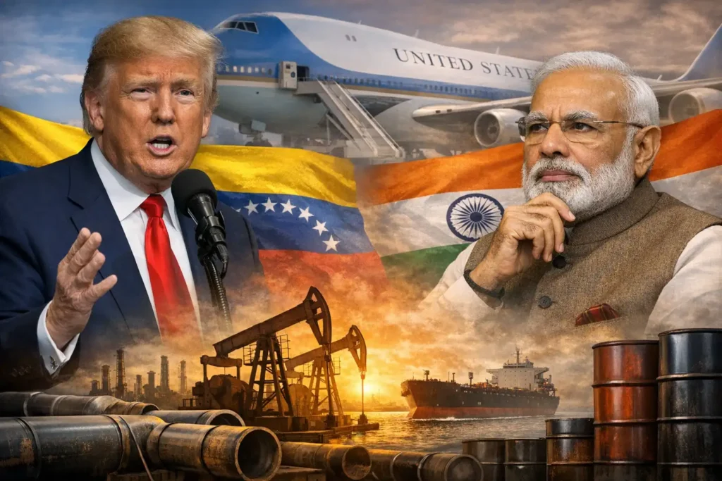 Donald Trump Sebut India Bakal Beli Minyak Venezuela