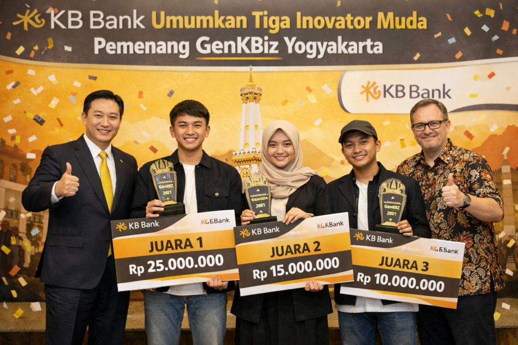 KB Bank Umumkan Tiga Inovator Muda Pemenang GenKBiz Yogyakarta